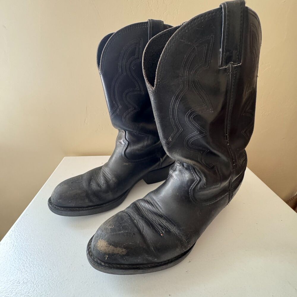 Durango FR200 Safety Boots Black Steel Toe Work Men 10.5 D